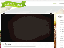Tablet Screenshot of estrelamarrestaurante.com.br